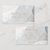 Abstracte moderne make-up artist Waterverf vormen Visitekaartje (Voorkant / Achterkant)