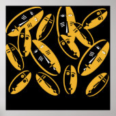 abstracte moderne maskers poster (Voorkant)