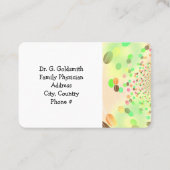 Abstracte moderne medische benoeming afsprakenkaartje (Achterkant)