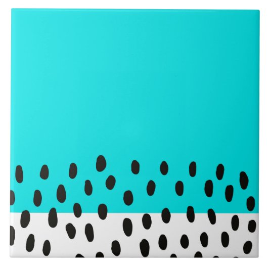 Abstracte moderne middeleeuwse kunst  tegeltje (Voorkant)