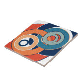 Abstracte moderne, minimale kunstlandschapsgeometr tegeltje (Zijkant)