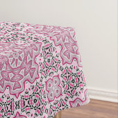 Abstracte moderne mozaïekkaleidoscopische ronde ma tafelkleed (Voorbeeld)