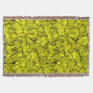 Abstracte moderne mozaïekkristallijne vormgeving deken