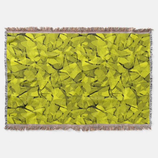 Abstracte moderne mozaïekkristallijne vormgeving deken (Voorkant)