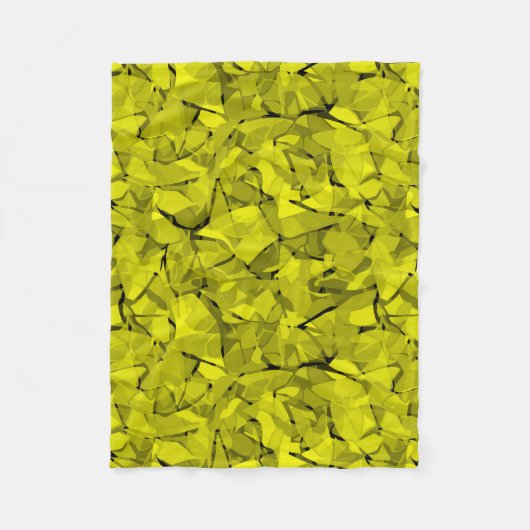 Abstracte moderne mozaïekkristallijne vormgeving fleece deken (Voorkant)