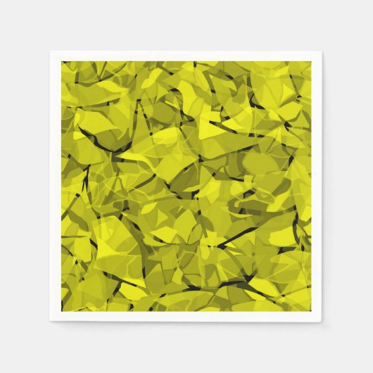 Abstracte moderne mozaïekkristallijne vormgeving servet (Voorkant)