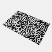 Abstracte, moderne, naadloze monochrome doorloopfl deurmat (Schuin)