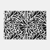 Abstracte, moderne, naadloze monochrome doorloopfl deurmat (Voorkant)