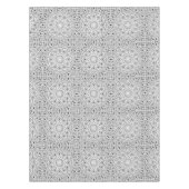 Abstracte moderne, naadloze witte sierzwarte ar tafelkleed (Voorkant)