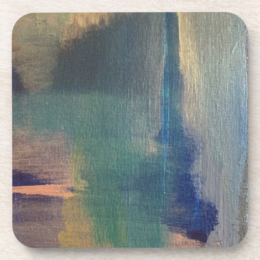 Abstracte moderne onderzetterset bier onderzetter (Voorkant)