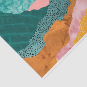 Abstracte, moderne, opgesplitste golven tissuepapier (Detail)