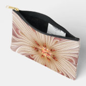 Abstracte moderne perzik pastel bloem fractal kuns etui (Open)