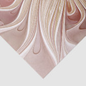 Abstracte moderne perzik pastel bloem fractal kuns tissuepapier (Detail)