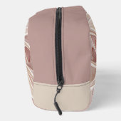 Abstracte moderne perzik pastel bloem fractal kuns toilettasje (Rechts)