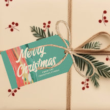 Abstracte moderne prettige kerstnaam