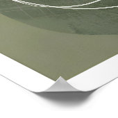 Abstracte moderne print organische afgeronde vorme (Hoek)