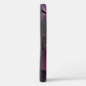 Abstracte moderne purper khaki grijze fractal bloe Case-Mate iPhone case (Achterkant / Rechts)