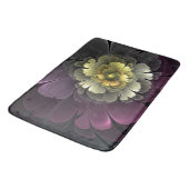 Abstracte moderne purper khaki grijze fractale blo badmat (Gekanteld)