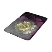 Abstracte moderne purper khaki grijze fractale blo badmat (Gekanteld)