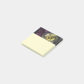 Abstracte moderne purper khaki grijze fractale blo post-it® notes (Schuin)
