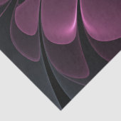 Abstracte moderne purper khaki grijze fractale blo tissuepapier (Detail)