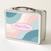 Abstracte Moderne Roze Mint Collectie (Achterkant)