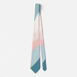 Abstracte Moderne Roze Mint Collectie Stropdas