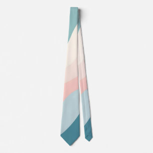 Abstracte Moderne Roze Mint Collectie Stropdas