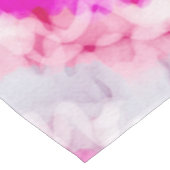 Abstracte moderne, roze witte tinkleurstof tafelkleed (Gekanteld)