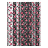 Abstracte, moderne rozenbladeren schetsen bloemen tafelkleed (Voorkant)