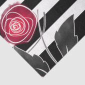 Abstracte, moderne rozenbladeren schetsen bloemen tissuepapier (Detail)