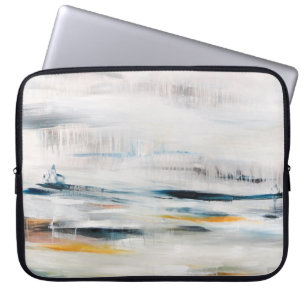 Abstracte moderne schilderachtergrond. Hedendaags Laptop Sleeve