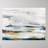 Abstracte moderne schilderachtergrond. Hedendaags Poster (Voorkant)