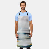 Abstracte moderne schilderachtergrond. Hedendaags Schort (Gedragen)