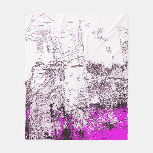Abstracte moderne schilderachtergrond. Illustratie Fleece Deken (Voorkant)