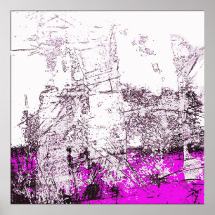 Abstracte moderne schilderachtergrond. Illustratie Poster