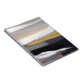 Abstracte moderne schilderachtergrond. Moderne kun Notitieboek (Rechterzijde)