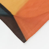 Abstracte Moderne Schilderende Vrouw Fleece Deken (Hoek)