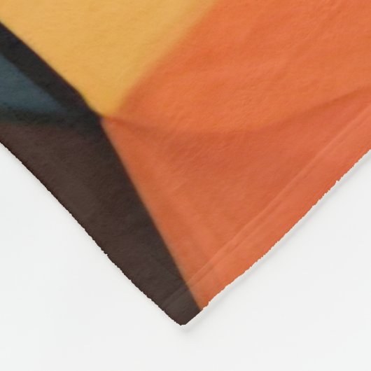 Abstracte Moderne Schilderende Vrouw Fleece Deken (Hoek)