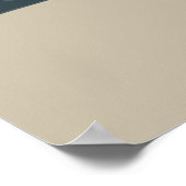 Abstracte moderne stamkunst poster (Hoek)
