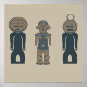 Abstracte moderne stamkunst poster (Voorkant)