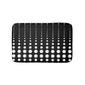 Abstracte moderne , stijlvolle zwarte lijnen stip badmat (Voorkant)