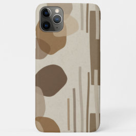 Abstracte moderne terracotta vormen Case-Mate iPhone case
