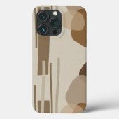 Abstracte moderne terracotta vormen Case-Mate iPhone case (Achterkant)