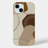 Abstracte moderne terracotta vormen Case-Mate iPhone case (Achterkant)