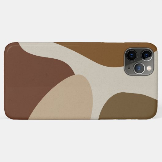 Abstracte moderne terracotta vormen Case-Mate iPhone case (Achterkant (horizontaal))