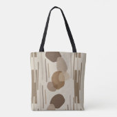 Abstracte moderne terracotta vormen tote bag (Achterkant)