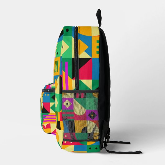 Abstracte Moderne Tuin Bedrukte Rugzak (Rechts)