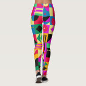 Abstracte Moderne Tuin Leggings (Achterkant)