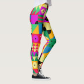 Abstracte Moderne Tuin Leggings (Rechts)